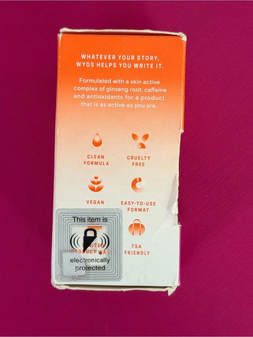 WYOS - The Mane Event -Daily Solid Shampoo Stick - Travel Friendly-Sulfate Free